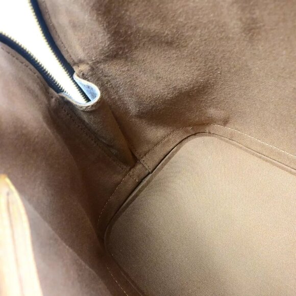 LOUIS VUITTON LV Logo Alma Hand Bag Monogram Leather Brown France - Picture 9 of 14